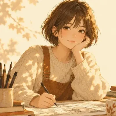作者林小满的插画头像