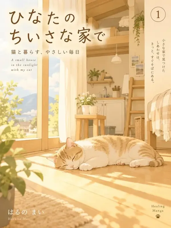 晒太阳的懒猫屋封面：治愈、日常、萌宠题材作品
