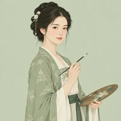 作者叶青檀的插画头像